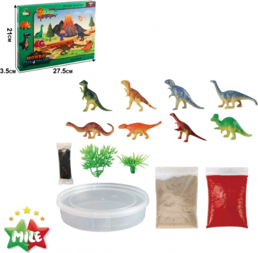 3D dinozauru aina DIY MILE