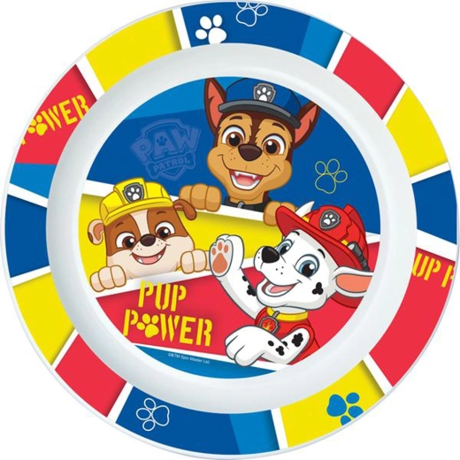 Plastmasas šķīvis PAW Patrol 22 cm, zils