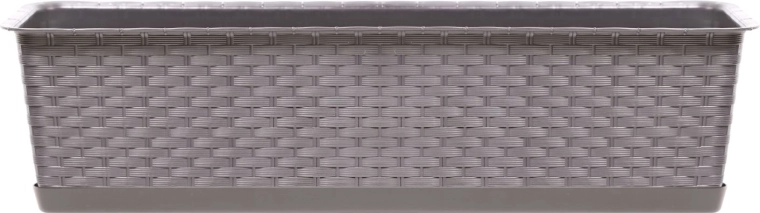 Puķu kaste ar paliktni RATOLLA CASE 48,9 cm mokas krāsā