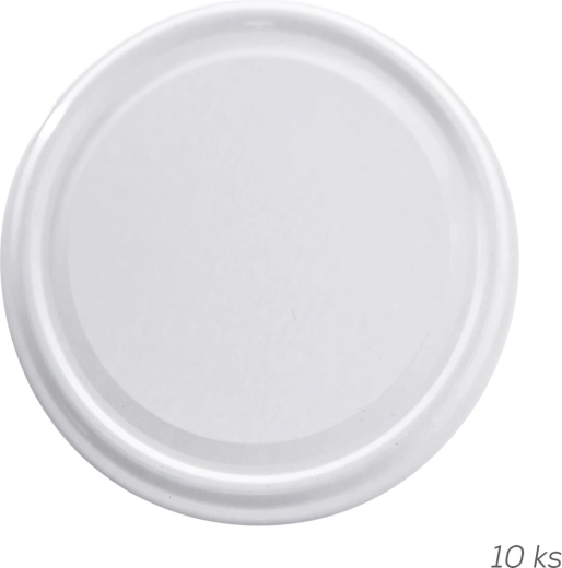 Metāla vāciņš 100 mm balts (10 gab.)