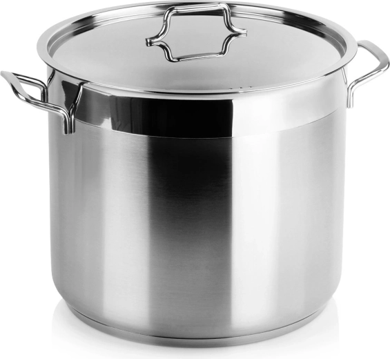 Nerūsējošā tērauda katls ar vāku ANETT 28 cm, 14 l