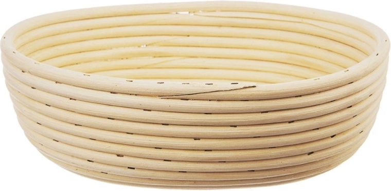 Rotangpaliktnis maizes raudzēšanai 1 kg, ovāls 24 × 18,5 × 9 cm