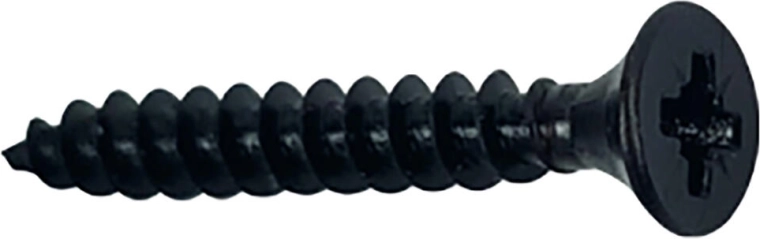 Universal screws 3 × 20 mm black CSK (20 pcs)