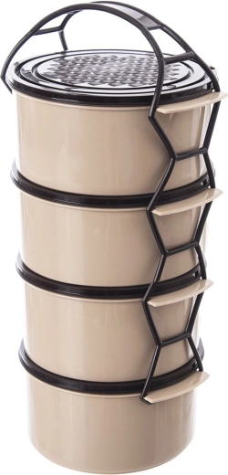 Četri ietilpīgi trauki 4×1,5 l