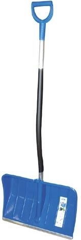 Snow shovel with aluminum edge and handle 54 × 37 cm