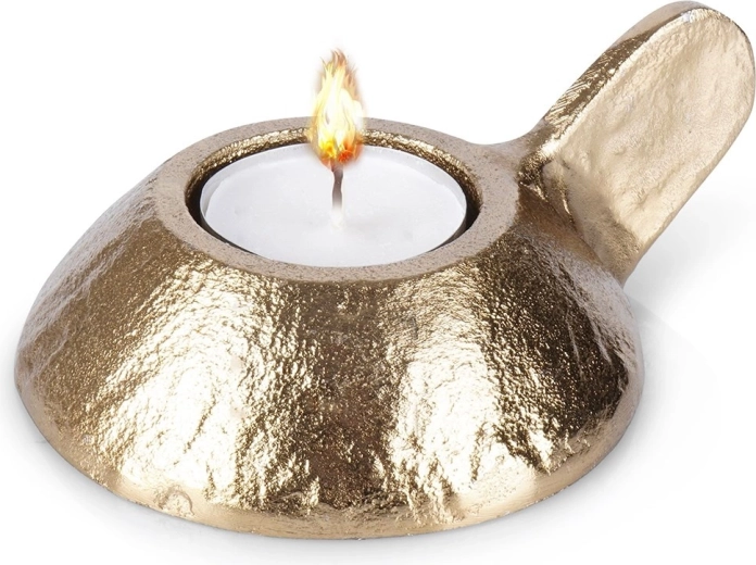 Gold Aluminum Tealight Candle Holder Home Styling Collection