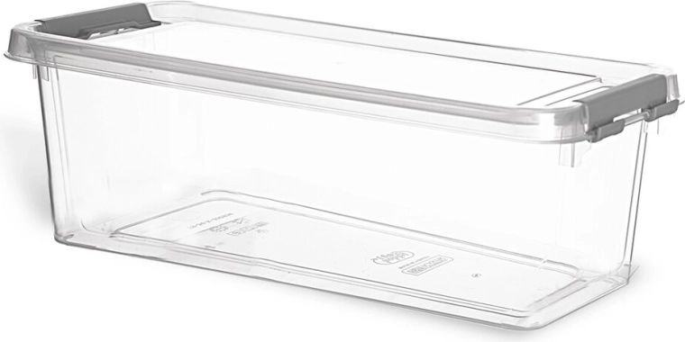 Plastmasas kārba ar vāku Multi Long 1,2 l