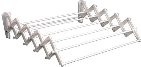 Harmonikas tipa veļas žāvētājs Praktik 60 cm, balts