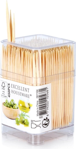 Bamboo Toothpicks 6.5 cm, 450 pcs
