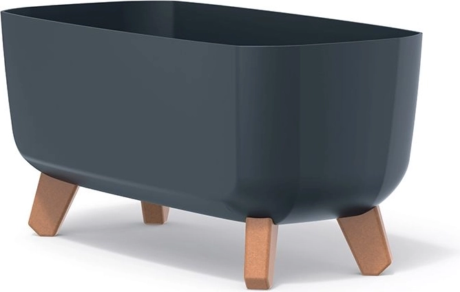 Puķupods ar kājiņām Gracia Case 39 cm antracīts