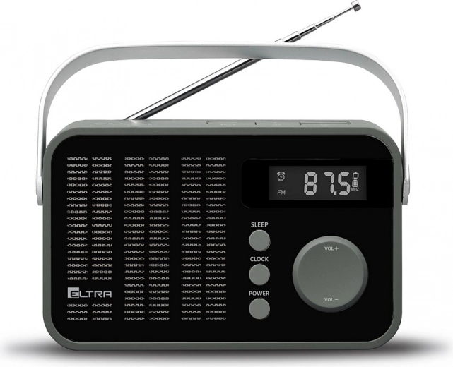Pārnēsājams FM radio ar digitālo regulēšanu OLIWIA, melns