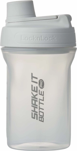 LocknLock Shake It Pro shaker bottle 650 ml white