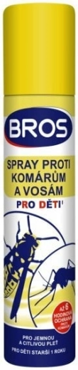 Bros aerosola sprejs pret odiem un lapsenēm bērniem 90 ml