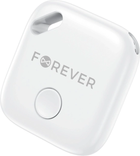 Forever FT-100 balts Bluetooth lokators ar Apple Find My atbalstu