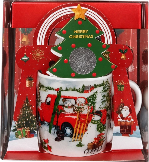 Christmas Ceramic Mug with Winter Motif 200 ml