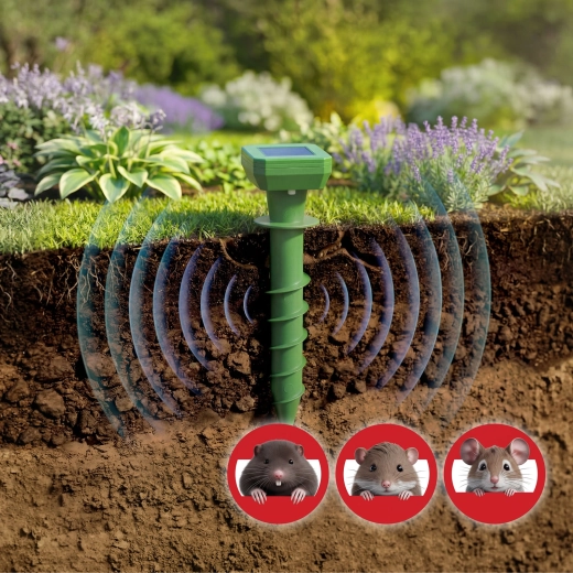 Solar Stake Pest Repellent for up to 500 m²