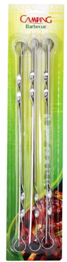 Nerūsējošā tērauda grila iesmi TORO 60 cm, komplekts 6 gab.