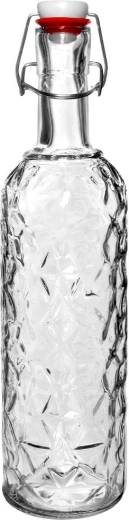 High-quality thick glass with decorative relief