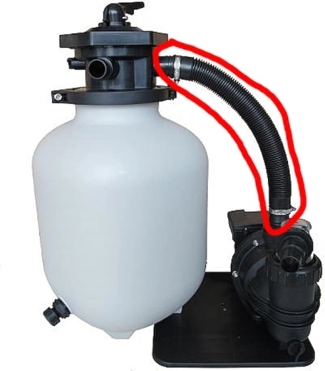 Savienojošā šļūtene 58 cm filtrācijai Prostar Profi 8