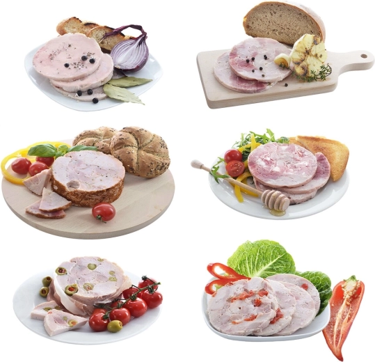 Homemade ham and meat specialties without unnecessary additives