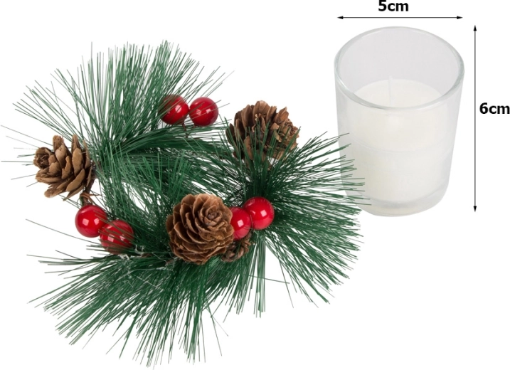 Sveces stikla traukā