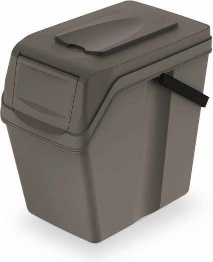 Atkritumu šķirošanas tvertne Sortibox II 25 l – pelēks akmens