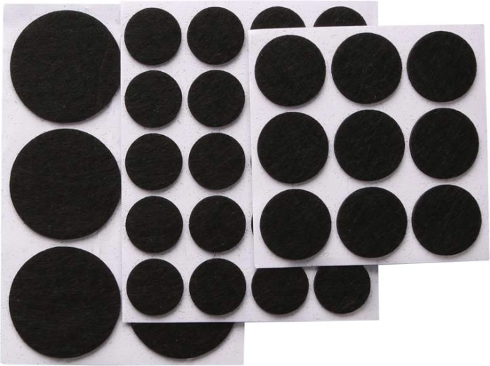 Altom Design set of felt furniture pads, 35 pcs