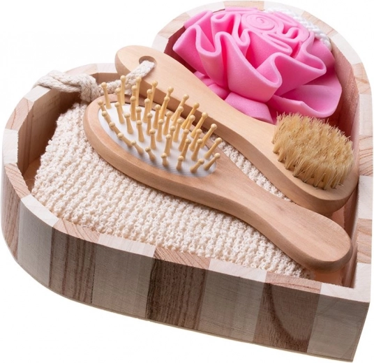 Dāvanu spa grozs – 4 daļu komplekts mazgāšanai un masāžai