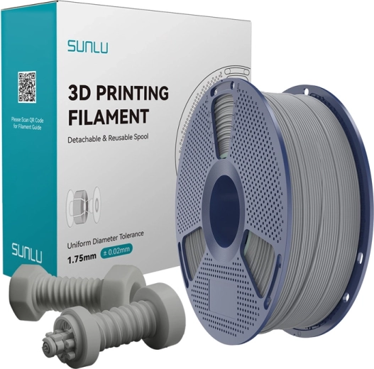 Sunlu ABS ātrdarbīgais filaments – pelēks, 1,75 mm, 1 kg