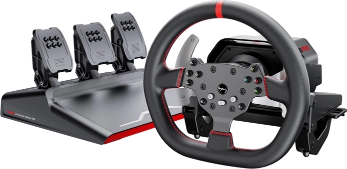 Spēļu stūre un pedāļi PXN V10 Pro datoram (PC), PS4, Xbox One un Xbox Series X|S