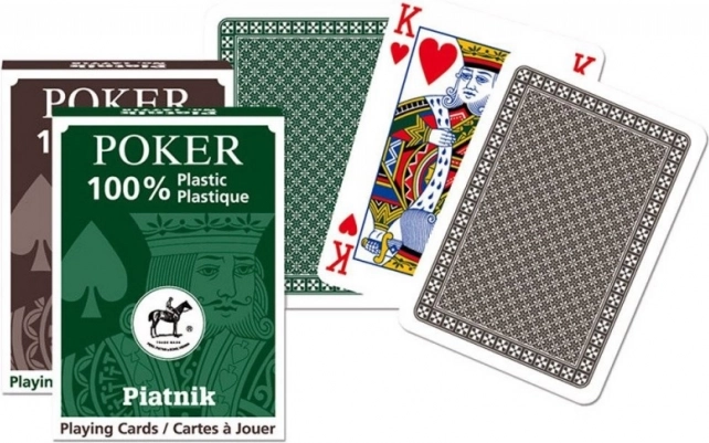 Plastmasas kārtis POKERAM un BRIDŽAM – franču tips