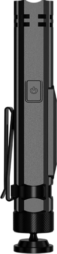 Compact design, clip, and USB‑C charging