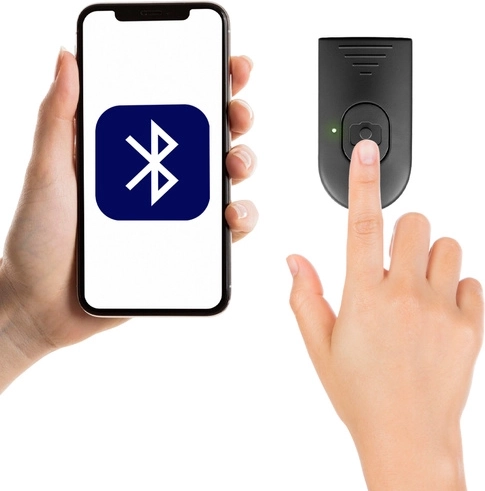Bluetooth tālvadības slēdzis ar darbības rādiusu līdz 10–15 m