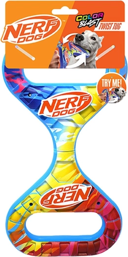 Nerf Dog rotating tug toy Infinity with colorful grip 27 cm