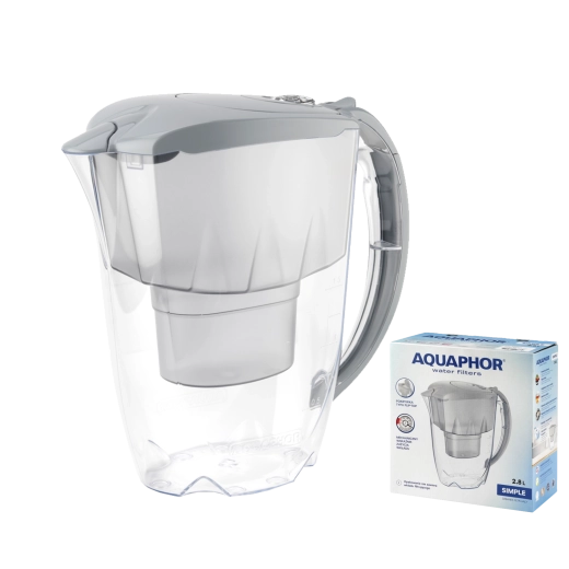 Aquaphor Simple water filter jug 2.8 L grey