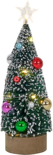Christmas tree decoration with 10 LEDs, 22 cm
