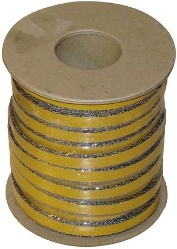 Self-adhesive insulating cord 8 × 2 mm, up to 500 °C, length 25 m