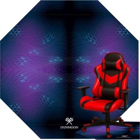 Aizsargājošs gaming krēsla paklājiņš DUNMOON (astoņstūris) 120 × 120 cm, 4 mm