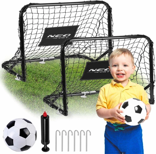 Neo-Sport bērnu futbola vārtu komplekts 2 gab.