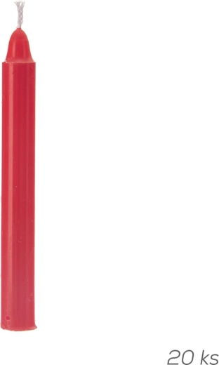 Replacement candles for angel chimes, red, 20 pcs