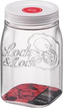 LOCK&LOCK Square Food Container 750 ml with Screw Lid