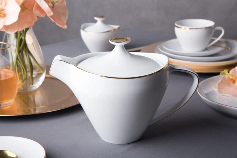 Part of stylish serving