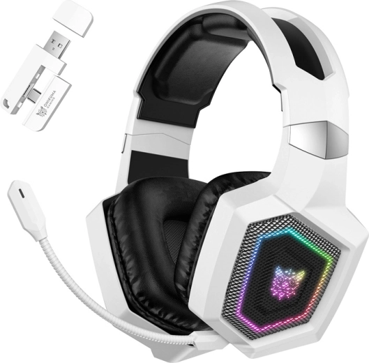 Spēļu austiņas Onikuma GT806 baltas