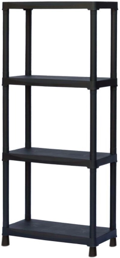 Plastmasas plaukts 600 × 300 × 1330 mm, 4 plaukti