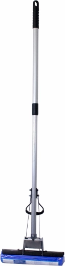 Squeezing mop with sponge and telescopic handle 125 cm BRILANZ