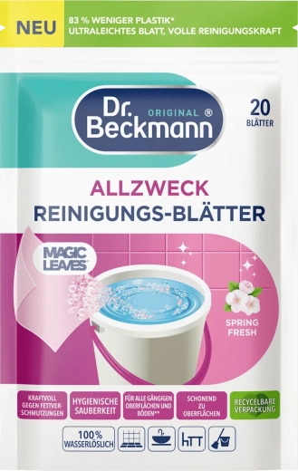 Universālās tīrīšanas salvetes DR. BECKMANN Spring Fresh, 20 gab.