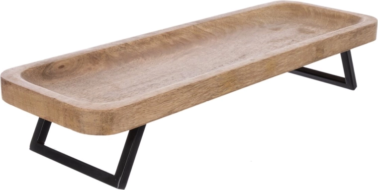 Elongated format ideal for serving and decorations