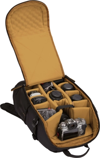 Customizable padded interior for photo gear