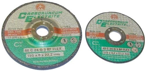 Slīpripa čugunam un akmenim 150 × 6 × 22,2 mm
