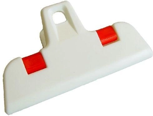 Plastmasas maisiņu klipsis 6,5 cm – krāsu miks